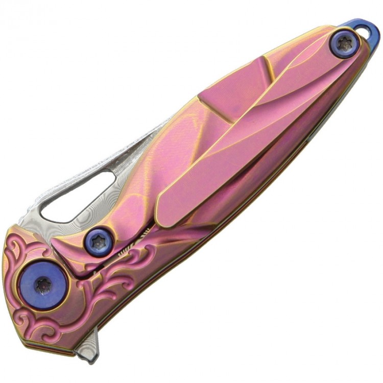 Rike Knives Hummingbird Framelock folding knife pink Rike Knives Hummingbird Framelock folding knife pink