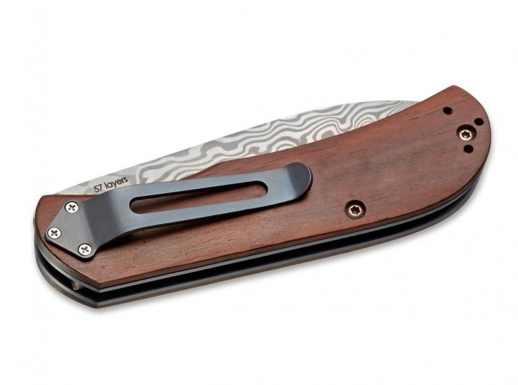 Cuchillo Cuchillo plegable Böker Plus Exskelibur 2 Damast Cocobolo 01BO223DAM