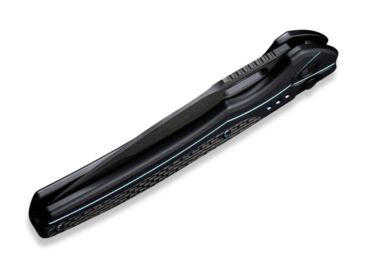 Cuchillo WE Knife Exciton Titanium CF Black & Blue Ltd Cuchillo WE Knife Exciton Titanium CF Black & Blue Ltd