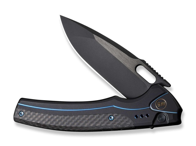 Cuchillo WE Knife Exciton Titanium CF Black & Blue Ltd Cuchillo WE Knife Exciton Titanium CF Black & Blue Ltd
