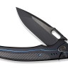 Cuchillo WE Knife Exciton Titanium CF Black & Blue Ltd