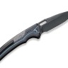 Cuchillo WE Knife Exciton Titanium CF Black & Blue Ltd
