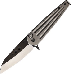 Taschenmesser Medford Nosferatu | Button Lock Gray