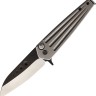 Taschenmesser Medford Nosferatu | Button Lock Gray