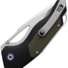 Taschenmesser Begg Knives Galaxy | Button Lock | Black/Green