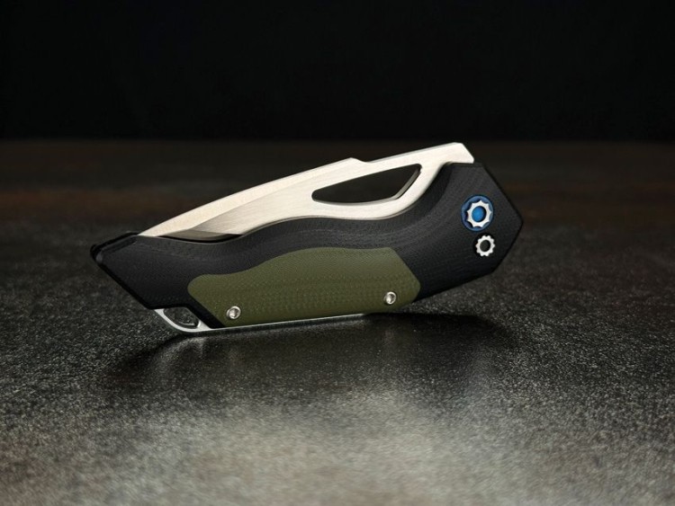 Cuchillo Cuchillo plegable | Navajas Begg Knives Galaxy | Button Lock | Black/Green