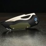 Taschenmesser Begg Knives Galaxy | Button Lock | Black/Green
