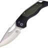 Taschenmesser Begg Knives Galaxy | Button Lock | Black/Green