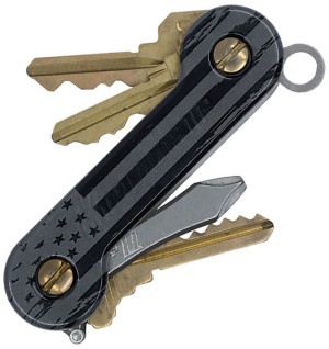 Ключница KeyBar Black and Gray Flag