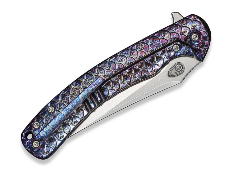 Taschenmesser WE Knife Dracarys M390 | Flamed Titanium | Limited Edition