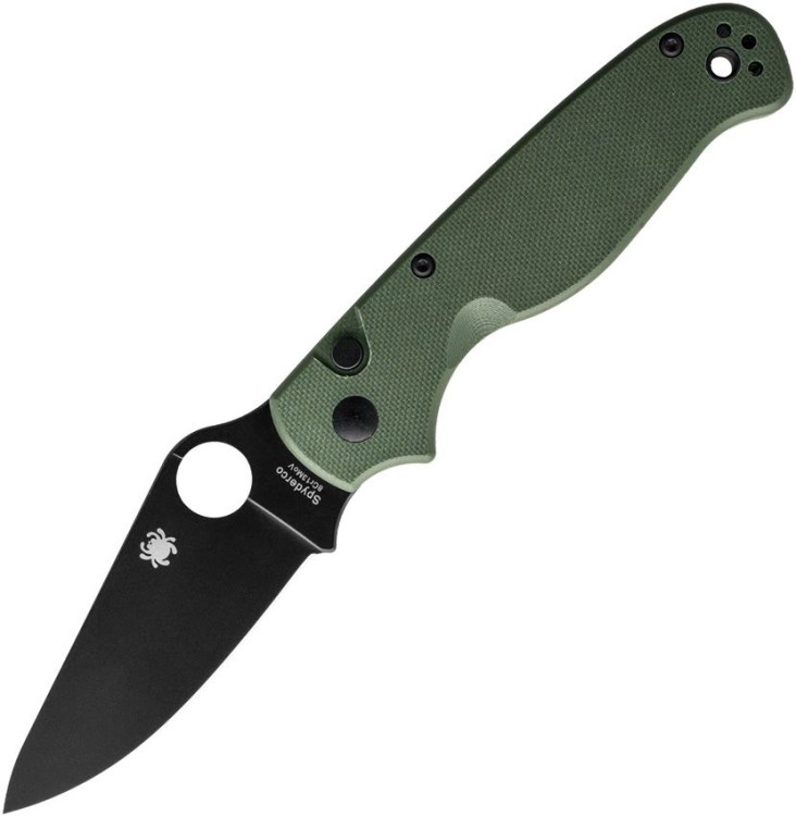 Spyderco ButtonUp Button | Green OD G10