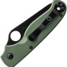 Spyderco ButtonUp Button | Green OD G10