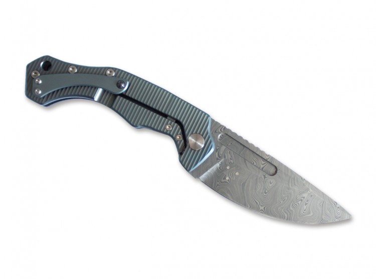 Складной нож Fox Desert Fox Damascus Blue FX-521DLB Складной нож Fox Desert Fox Damascus Blue FX-521DLB