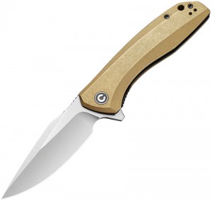 CIVIVI Baklash folding knife brass C801J