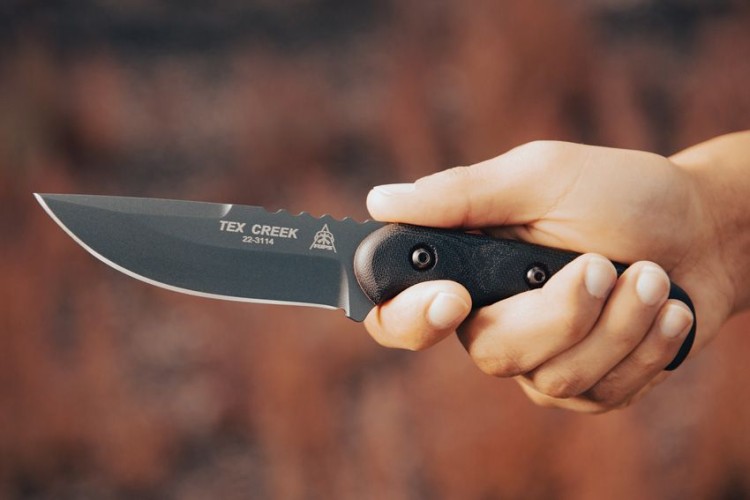 TOPS Tex Creek bushcraft knife TEX402