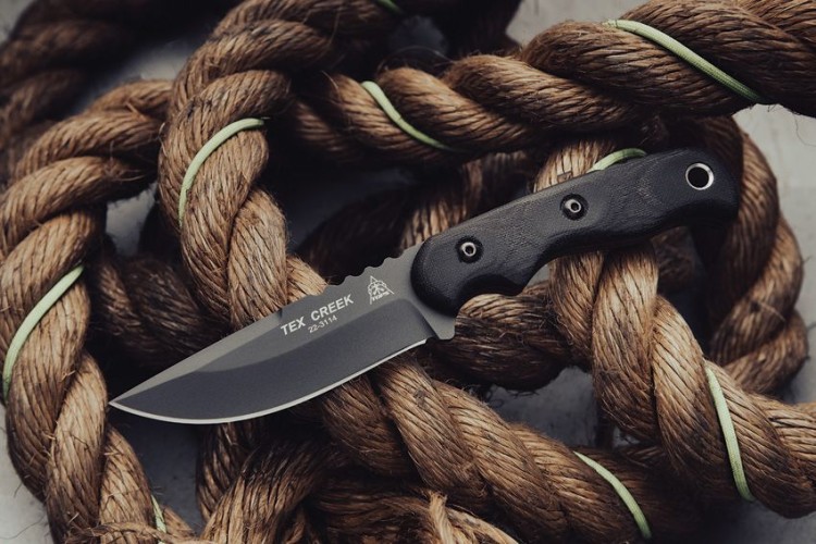 TOPS Tex Creek bushcraft knife TEX402