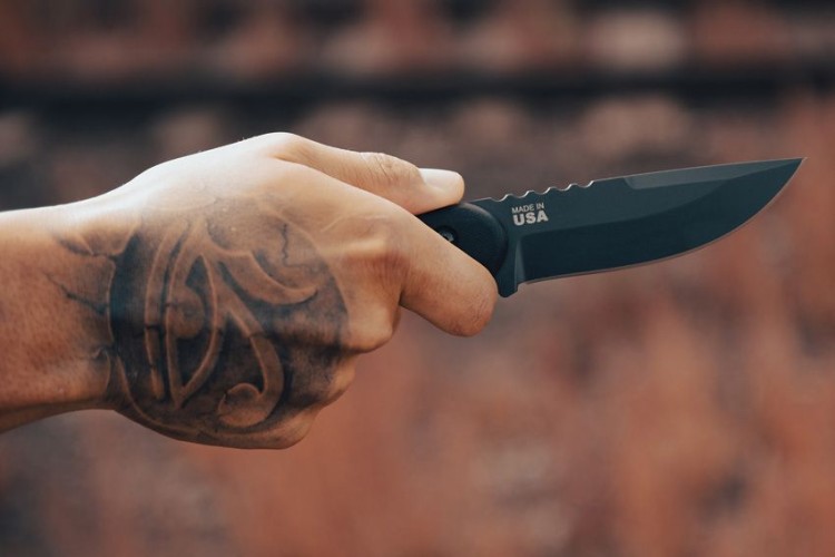 TOPS Tex Creek bushcraft knife TEX402