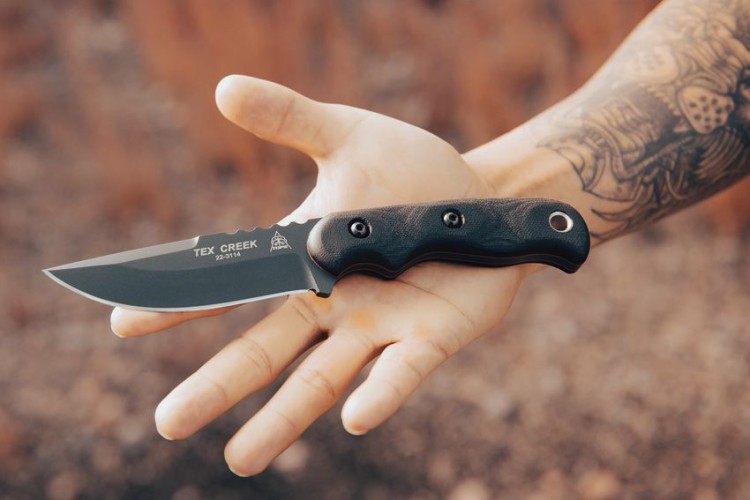 TOPS Tex Creek bushcraft knife TEX402