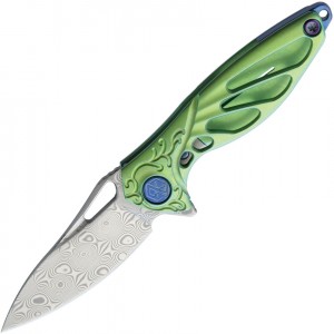 Rike Knives Hummingbird Framelock folding knife green