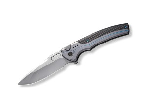 Taschenmesser WE Knife Exciton Titanium CF Grey & Blue Ltd