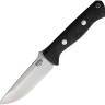 Feststehendes Messer Bark River Bravo I Black Micarta Matte