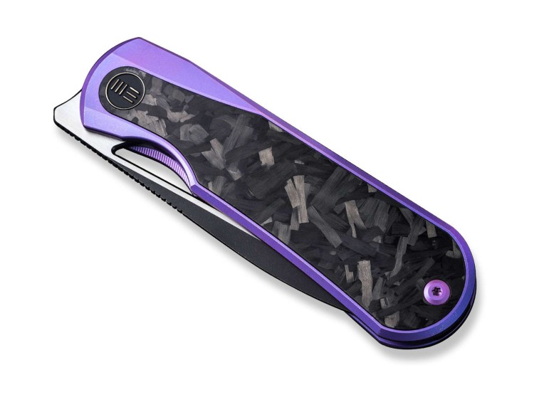 Taschenmesser WE Knife Baloo | 20CV Purple Titanium | Shredded CF Mystery Box Taschenmesser WE Knife Baloo | 20CV Purple Titanium | Shredded CF Mystery Box