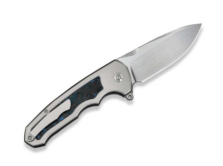 Taschenmesser WE Knife Starlash | M390 | Titanium Arctic Storm CF