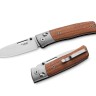 Складной нож LionSteel Nini | M390 | Titanium Santos Wood