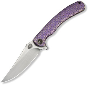 Cuchillo plegable | Navajas WE Knife Dracarys M390 | Purple & Gold Titanium | Limited Edition