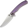 Taschenmesser WE Knife Dracarys M390 | Purple & Gold Titanium | Limited Edition
