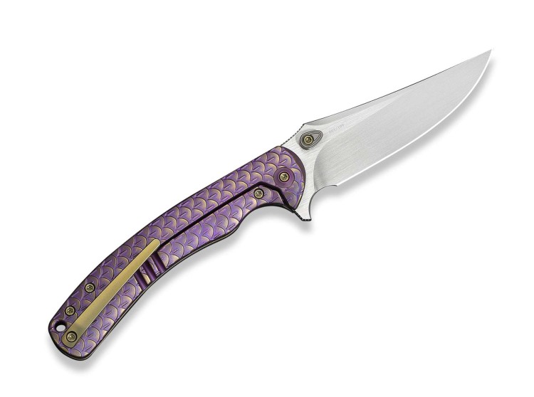 Taschenmesser WE Knife Dracarys M390 | Purple & Gold Titanium | Limited Edition