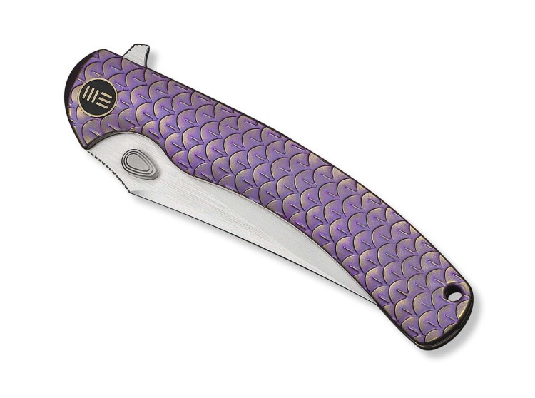 Taschenmesser WE Knife Dracarys M390 | Purple & Gold Titanium | Limited Edition
