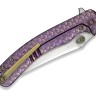 Taschenmesser WE Knife Dracarys M390 | Purple & Gold Titanium | Limited Edition