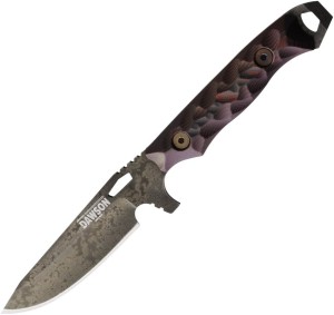 Dawson Knives Outcast | Rainstorm finish 80CrV2 carbon steel