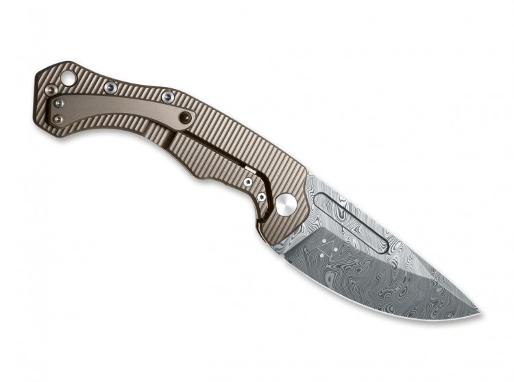 Складной нож Fox Desert Fox Damascus Bronze FX-521DRB