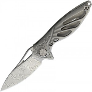 Rike Knives Hummingbird Framelock folding knife satin