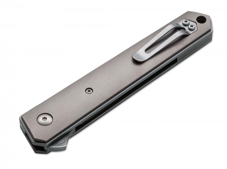 Cuchillo Böker Plus Kwaiken Flipper Damast folding knife 01BO297DAM