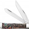 Cuchillo Case Cutlery Sportsman Series Embellished Smooth Natural Bone Trapper Gift Set pocket knife 60585 
