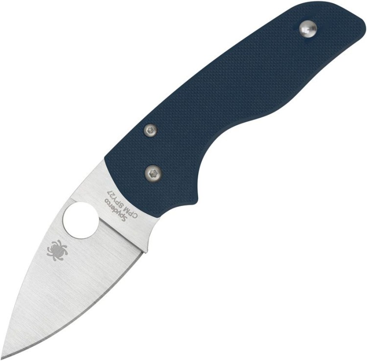 Spyderco Lil' Native CPM SPY27 FRN, Blue folding knife