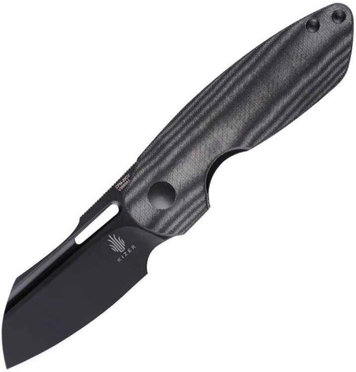Kizer Cutlery October | Linerlock | Black Micarta