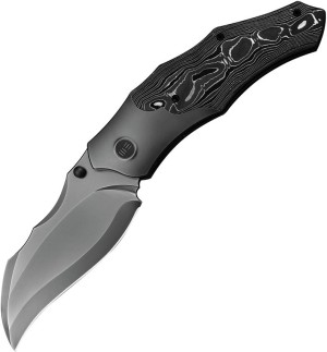 Taschenmesser WE Knife Orc Boss | 20CV | Grey Ti Aluminum Foil CF