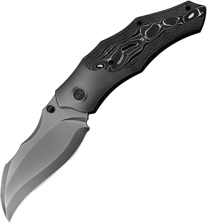 Taschenmesser WE Knife Orc Boss | 20CV | Grey Ti Aluminum Foil CF