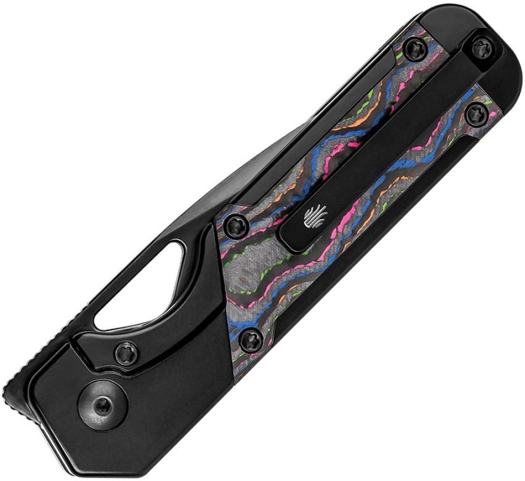Cuchillo Cuchillo plegable | Navajas Kizer Mini Militaw Titanium CF 80's