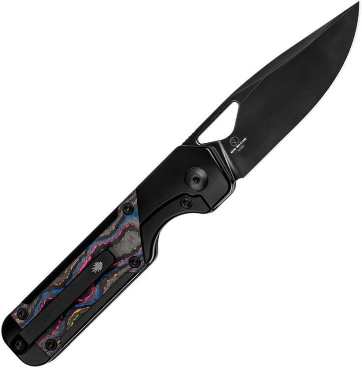 Cuchillo Cuchillo plegable | Navajas Kizer Mini Militaw Titanium CF 80's