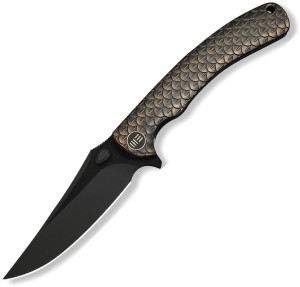 Cuchillo plegable | Navajas WE Knife Dracarys M390 | Bronze & Black Titanium | Black Stonewash | Limited Edition