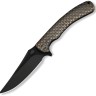 Taschenmesser WE Knife Dracarys M390 | Bronze & Black Titanium | Black Stonewash | Limited Edition