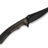 Taschenmesser WE Knife Dracarys M390 | Bronze & Black Titanium | Black Stonewash | Limited Edition