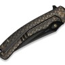 Taschenmesser WE Knife Dracarys M390 | Bronze & Black Titanium | Black Stonewash | Limited Edition
