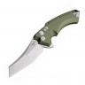 Складной нож Hogue X5 4.75" Wharncliffe OD green folding knife