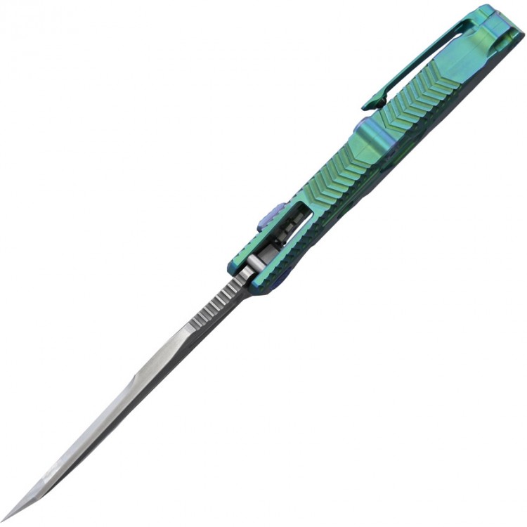 Rike Knives M1 Framelock Stonewash folding knife green Rike Knives M1 Framelock Stonewash folding knife green